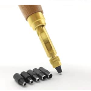 6 pièces. Poinçons ronds perforateur de cuir