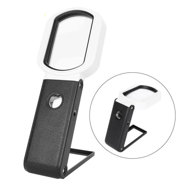 Loupe optique carrée et manuelle à LED pour détecteur d'argent – Image 5