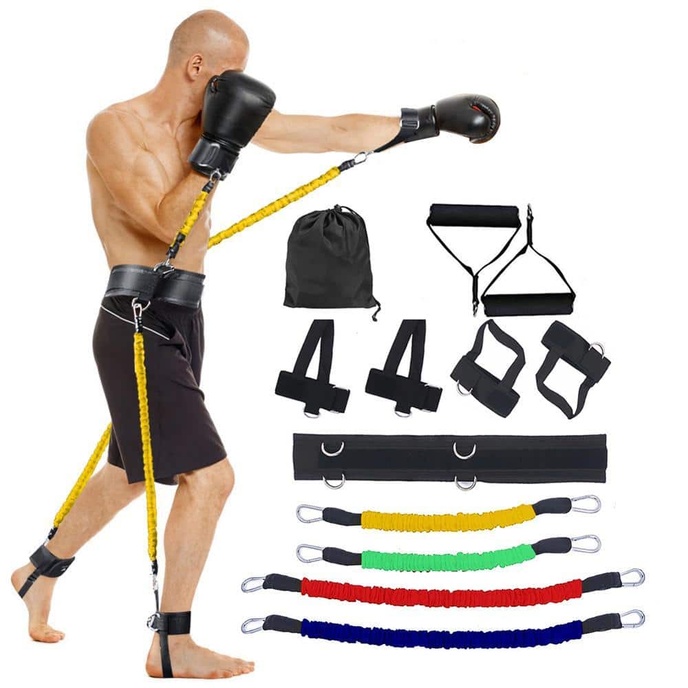 Accessoires de fitness. Outils d'entraînement sportifs. Corde d'entraînement élastique en latex