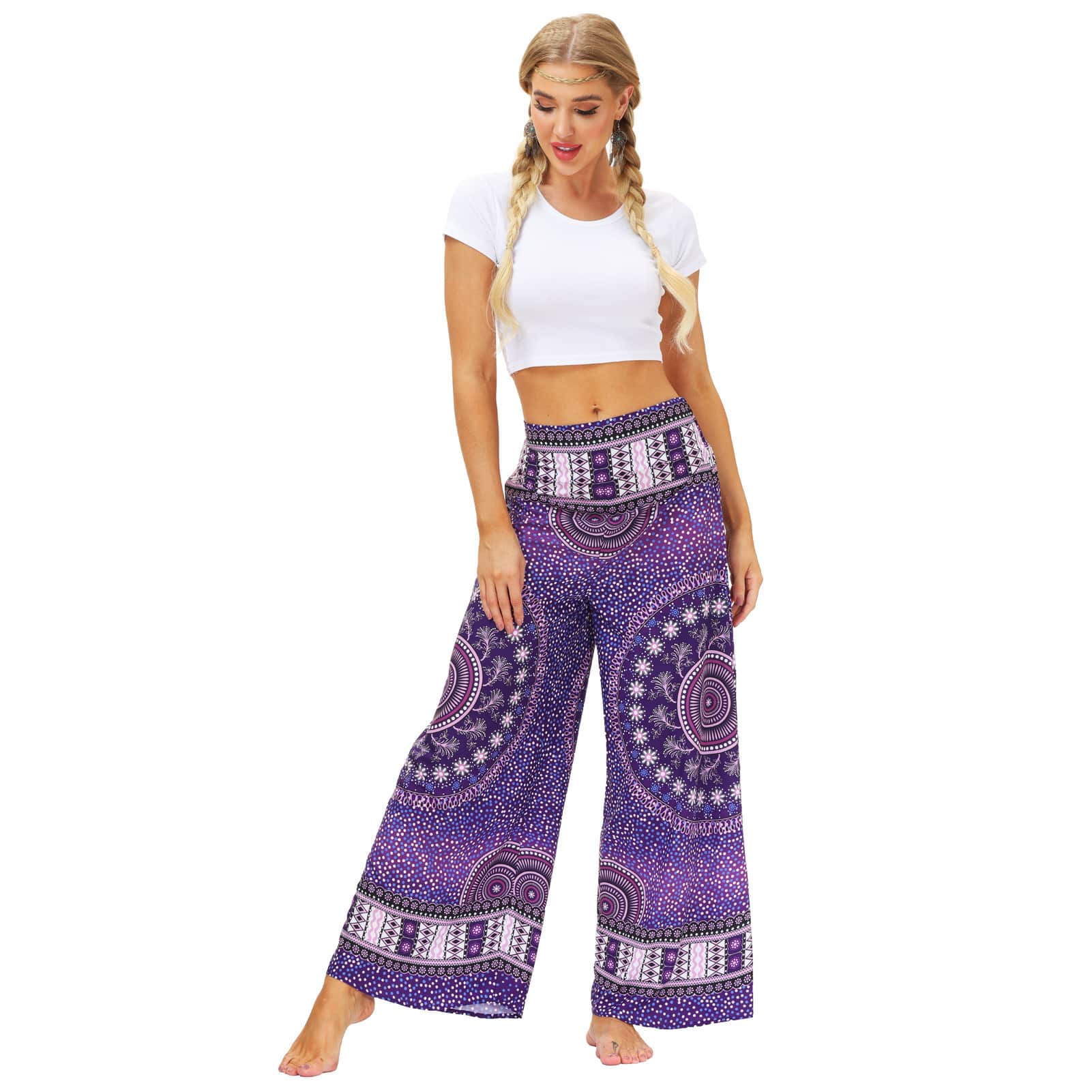 Pantalon de survêtement à jambe large pour femmes – Image 6