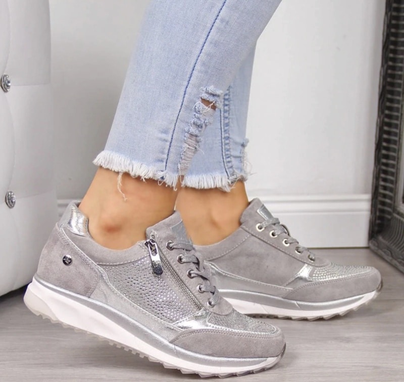 Chaussures couleur tendance de sport à la mode pour femmes – Image 4