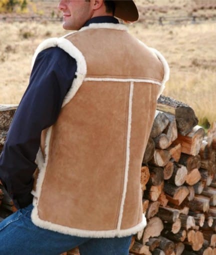 Gilet décontracté en daim confortable pour hommes – Image 2
