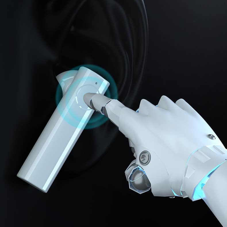 Oreillette bluetooth sans fil X5 LED tactil