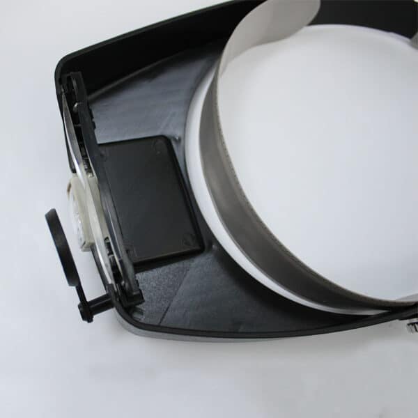 Loupe en verre lumineuse montée sur tête – Image 3