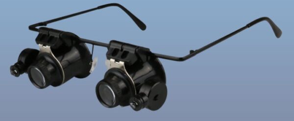 Lunettes à loupes à éclairage pour diverses réparations de métaux – Image 2