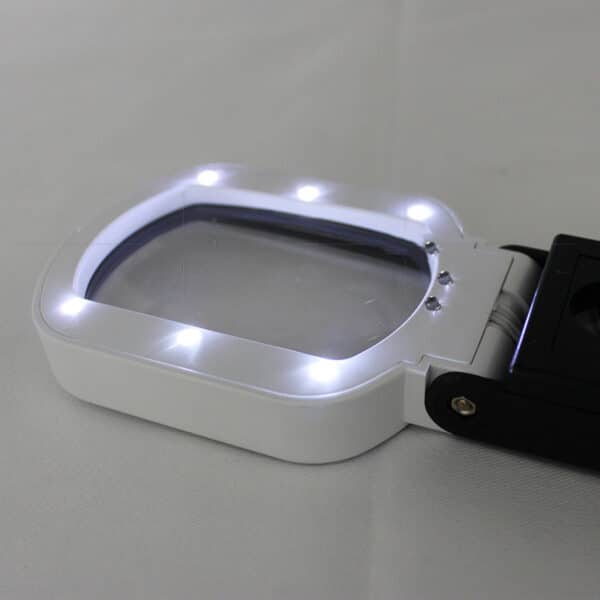 Loupe optique carrée et manuelle à LED pour détecteur d'argent – Image 4