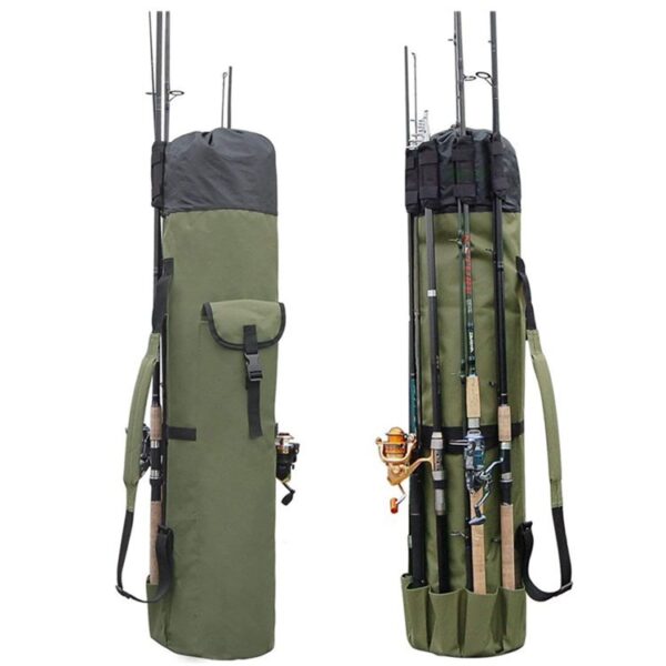 Sac de pêche en plein air. Sac multifonctionnel pour canne à pêche. Sac de rangement pour matériel de pêche