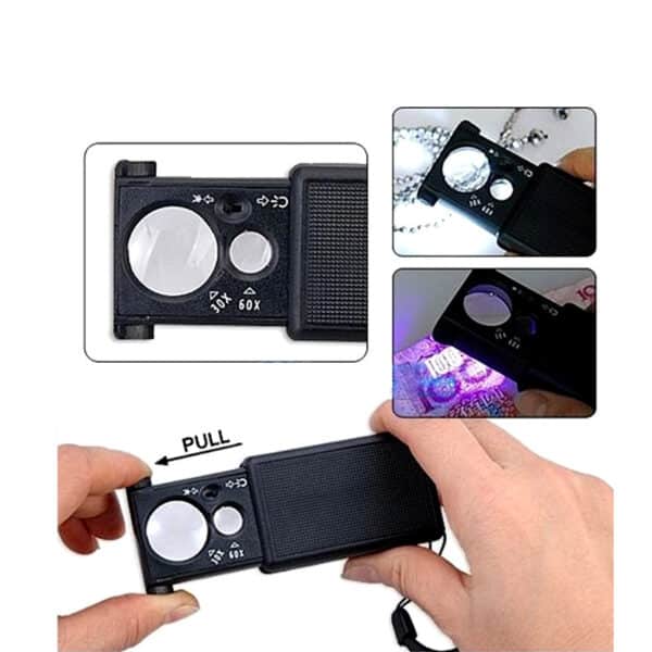 Loupe portative lumineuse pour la réparation et l'identification objets – Image 5