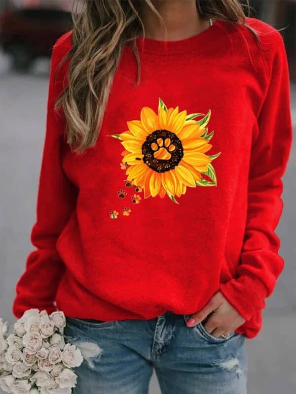 Sweatshirt à col rond et à manches longues imprimé à la mode pour hommes – Image 6