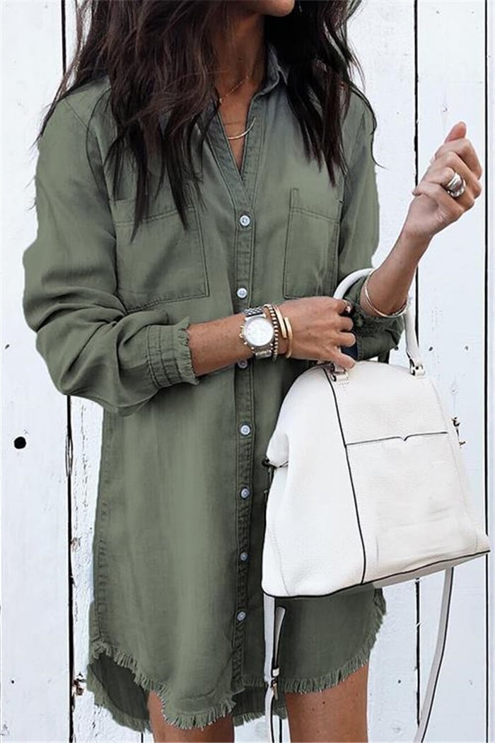 Robe en jeans décontractées pour dames – Image 2