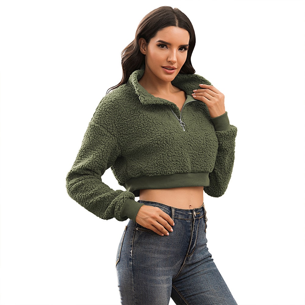 Veste en peluche tendance pour femmes – Image 9