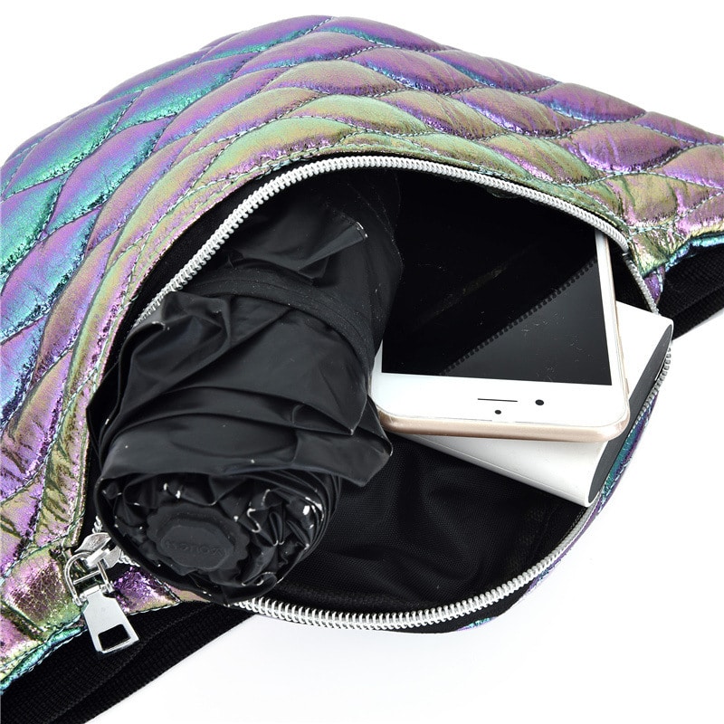 Sac messager à la mode gaufré au laser pour femmes – Image 2