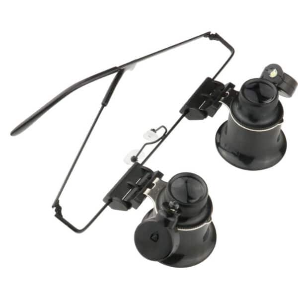 Lunettes à loupes à éclairage pour diverses réparations de métaux – Image 6