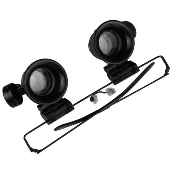 Lunettes à loupes à éclairage pour diverses réparations de métaux – Image 4