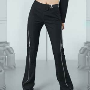 Pantalon slim évasé tendance pour dames