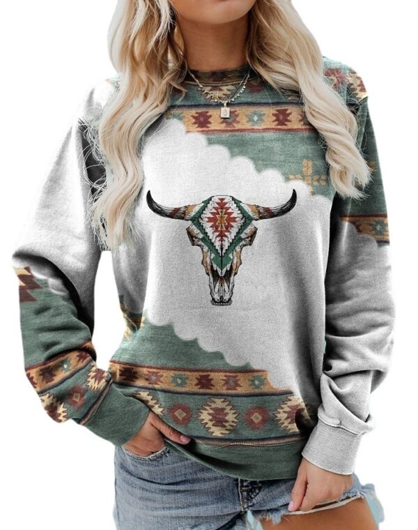 Sweat tendance moderne à manches longues à la mode pour femmes – Image 3