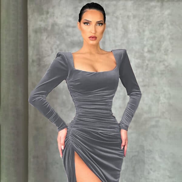 Robe à manches longues de mode pour dames – Image 2