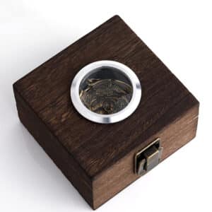 Loupe en bois à fort grossissement