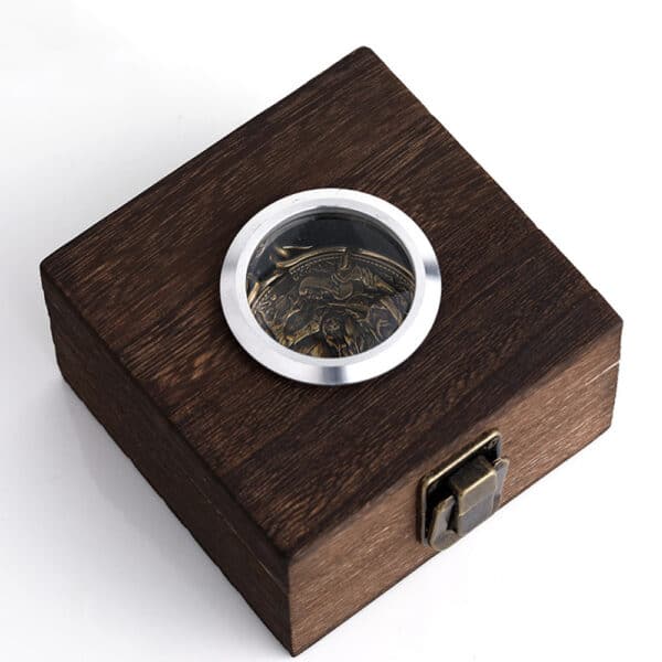 Loupe en bois à fort grossissement