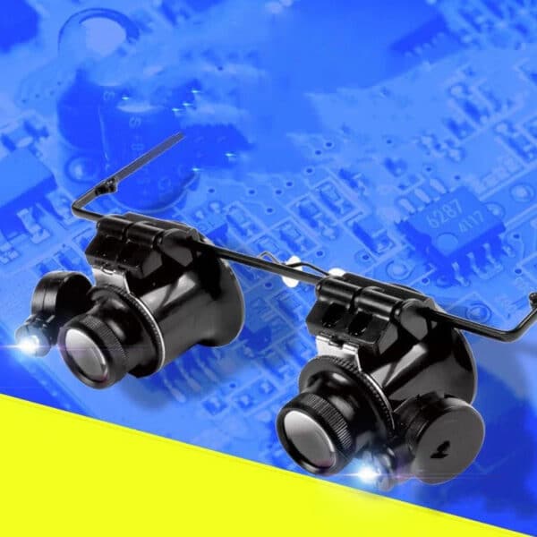 Lentille grossissante portable pour maintenance avancée avec lumière LED – Image 2