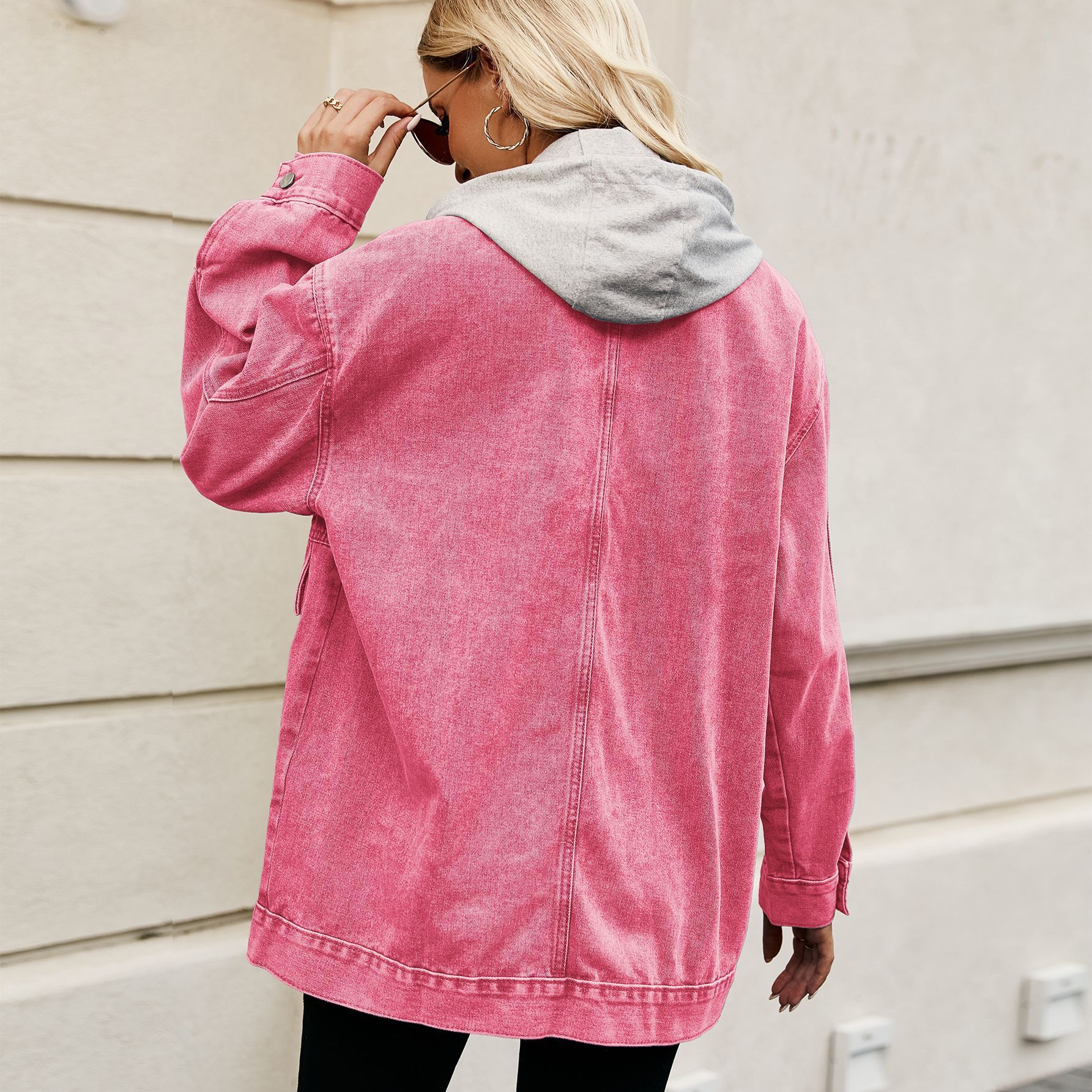 Veste rétro ample en denim à la mode pour femmes – Image 5
