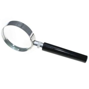 Loupe de lecture manuelle semi-métallique