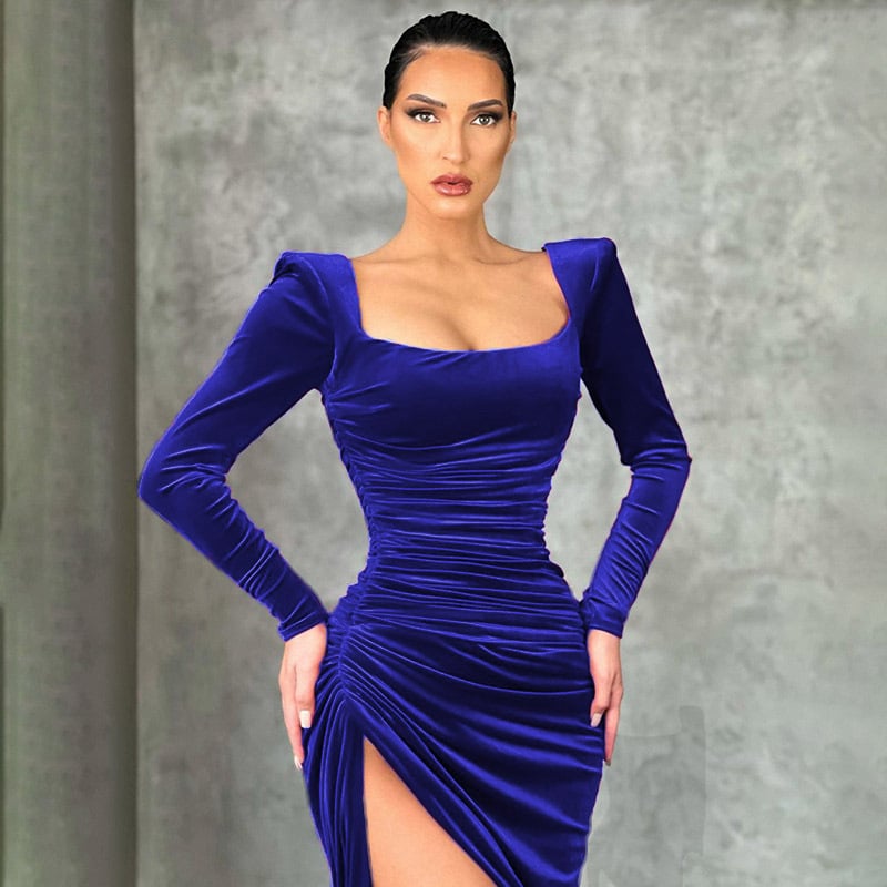 Robe à manches longues de mode pour dames – Image 5