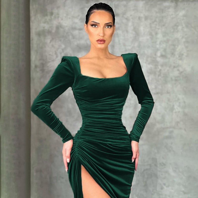 Robe à manches longues de mode pour dames – Image 4