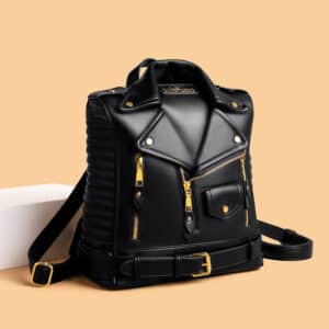 Sac à dos texturé en cuir souple tendance pour femmes