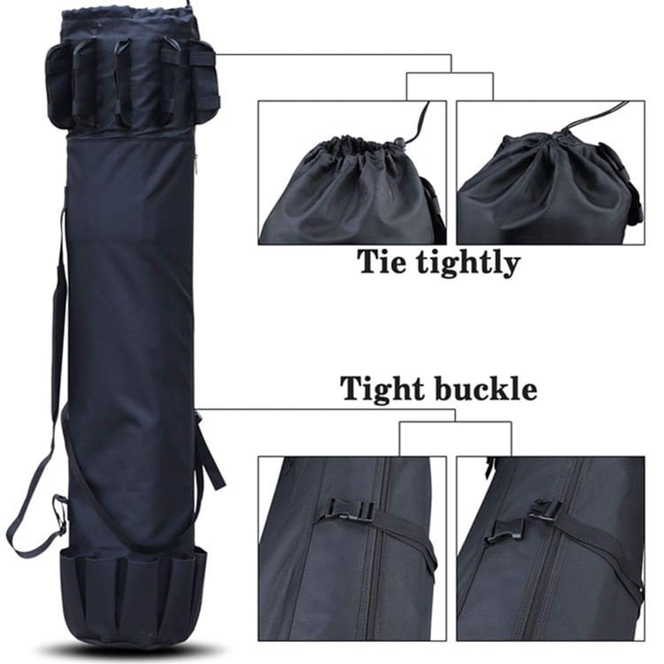 Sac de pêche en plein air. Sac multifonctionnel pour canne à pêche. Sac de rangement pour matériel de pêche – Image 5