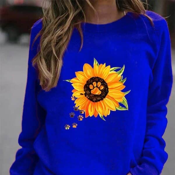 Sweatshirt à col rond et à manches longues imprimé à la mode pour hommes