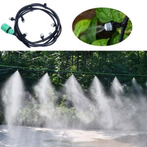 Ensemble de système de verdissement par brouillard d'eau pour tuyau d'arrosage de jardins