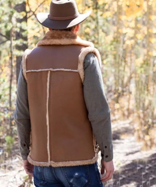 Gilet décontracté en daim confortable pour hommes – Image 4