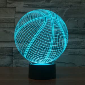 Ballon en lumières colorées