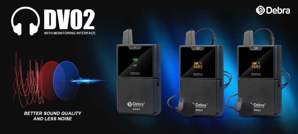 Microphone sans fil avec moniteur pour caméras reflex – Image 3