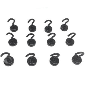 12 pièces. Crochets magnétiques en néodyme fort