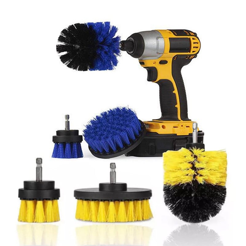 Brosse ronde de nettoyage pour voitures, salles de bain et cuisines