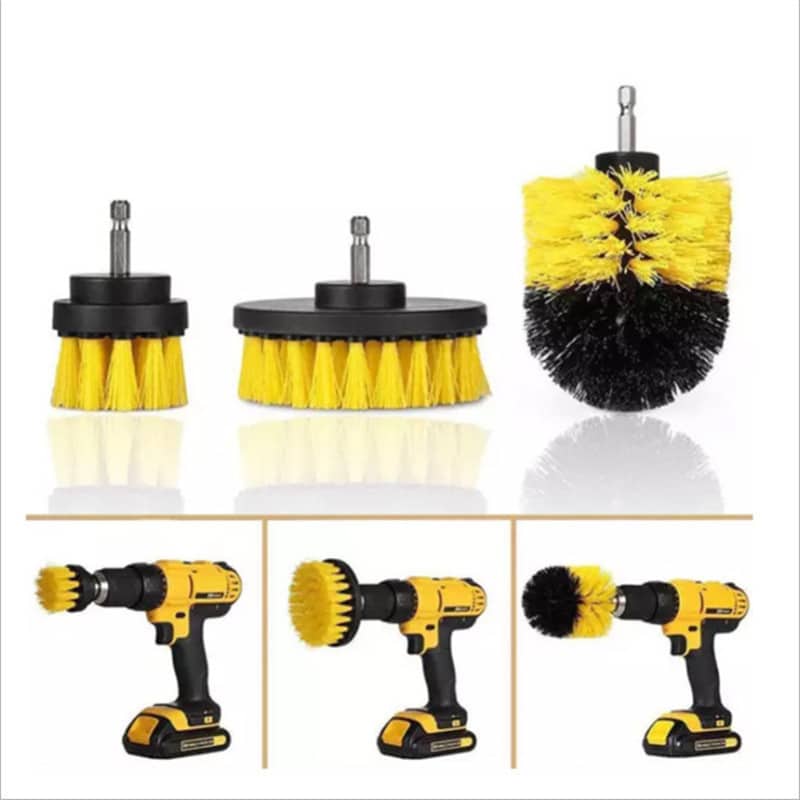Brosse ronde de nettoyage pour voitures, salles de bain et cuisines – Image 3