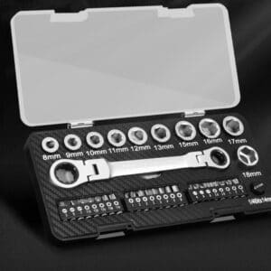 Ensemble de tournevis à douille. Outils multifonctions à cliquet bidirectif