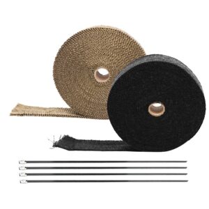 Ruban isolant pour tuyau d'échappement de moto