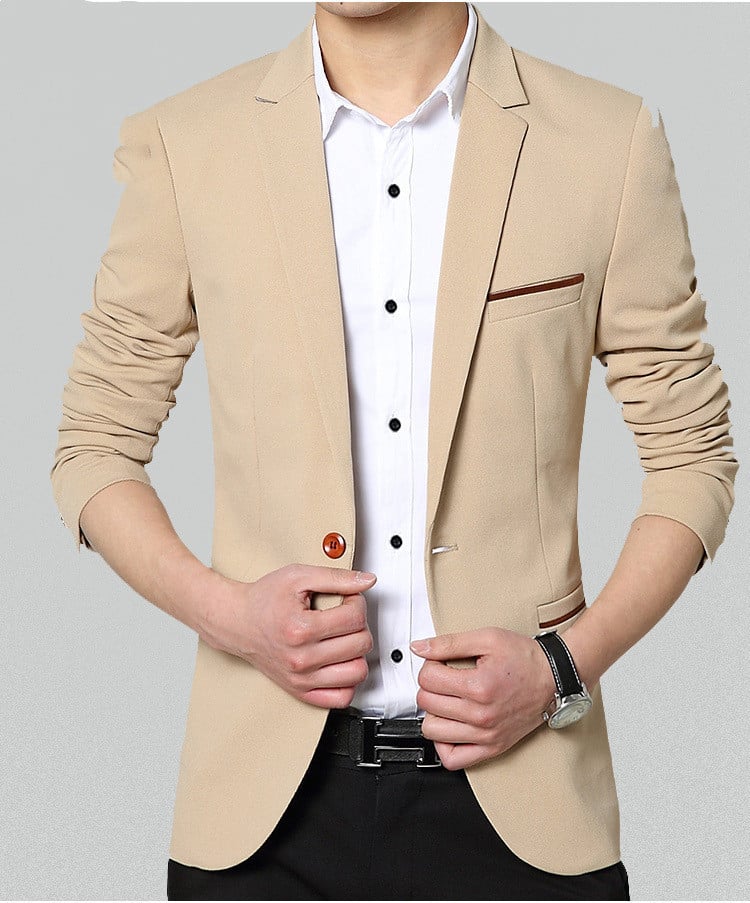 Veste blazer slim professionnelle pour hommes – Image 4