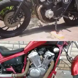 Bande thermique pour moto. Bande anti-chaleur d'échappement. Ruban isolant pour tuyau d'échappement de moto