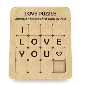 Jeu de puzzle en bois