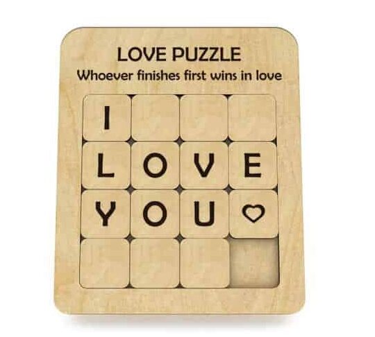 Jeu de puzzle en bois