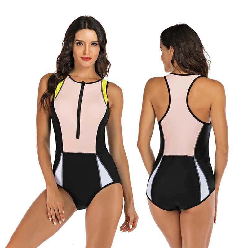 Combinaison de surf. Maillot de bain sans manches pour femmes