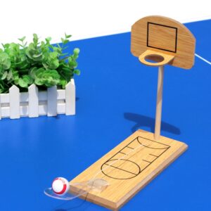 Jeu de basketball sur table en bois