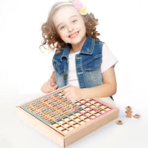 Jeu Sudoku en bois. Jeu d'éducation
