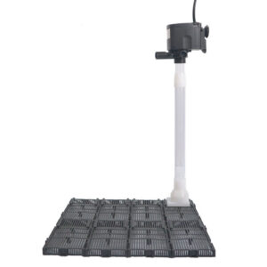 Plaque filtrante avec tube d'aspiration