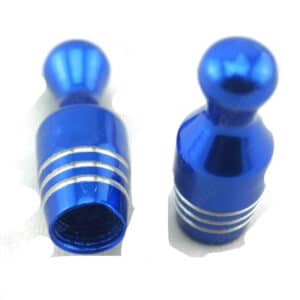 4 pièces. Couvercles universels en aluminium pour valves