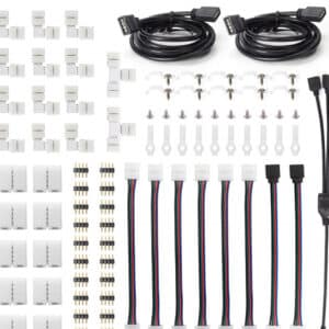 Clip de fixation de connexion à ligne. Connecteur pour lignes de LED